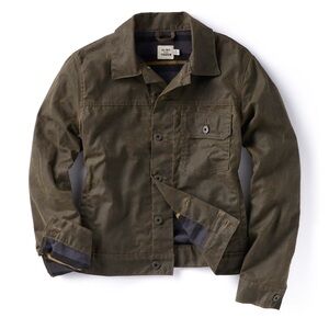 Women’s flint and Tinder flannel lined wax jacket